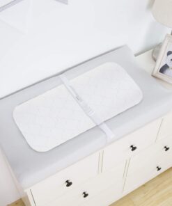 TILLYOU Changing Pad Cover Set in Soft Jersey Material - Fits 32"/34''x16" Contoured Pad for Babies,Peachy Pink & Lt Gray 2 Piece Assortment 2-pack Peachy Pink & Lt Gray 22 612e9pJxtiL