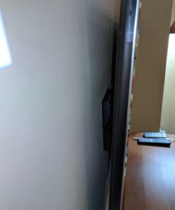 Mount-It Low-Profile Tilting TV Wall Mount Bracket for 32-60 inch LCD, LED, OLED, 4K or Plasma Flat Screen TVs - 175 lbs Capacity, 1.5 Inch Profile, Max VESA 600x400 (MI-318B), Black, 60 Medium 28 612ecBkPfUL