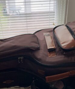 CAHAYA Guitar Bag 40 41 42 Inches 6 Pockets Guitar Case Water Resistent Oxford Cloth 0.5 Inch Extra Thick Sponge Overly Padded for Acoustic Classical Guitar with Anti-theft Pocket CY0150 46 612fKu7BxDL