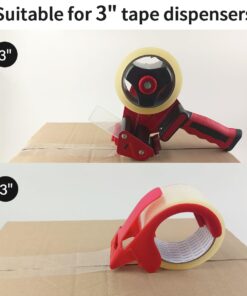 BoxMates Packing Tape with Dispenser (6rolls) Box Tape for Moving, Packaging,1.88inX55yd, Packing Tape for Moving Boxes, Office, Home, Packing Tape Heavy Duty 2.4milX1.88inX55y 7 612gEf3tPnL