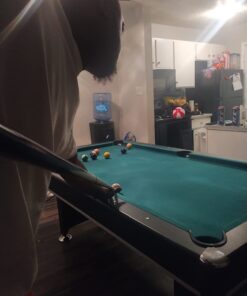 Triumph Sports Phoenix 7’ Billiard Table with Table Tennis Conversion Top for a Game of Pool or an Action-Packed Table Tennis Game 58 612hB8nOBsL