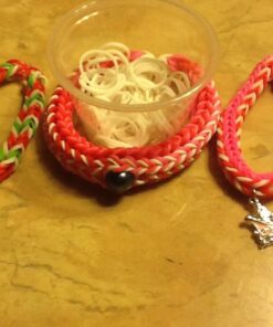 Rainbow Loom Official White Rubber Bands Refill 600 Count + 24 C-Clips 6 612iY2EOWcL