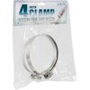 Hydrofarm ACC4 Active Air Stainless Steel, 4" (Pack of 2) Duct Clamps, 4 inch
