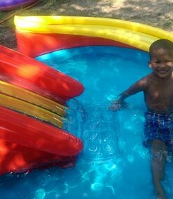 Intex Rainbow Ring Inflatable Play Center, 117" X 76" X 53", For Ages 2+ 1 Pack 45 612kgAVMPL