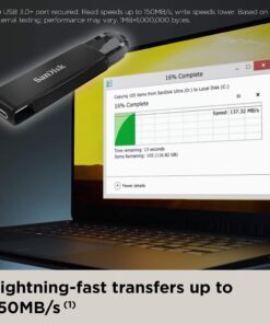 SanDisk 256GB Ultra USB Type-C Flash Drive - SDCZ460-256G-G46, Black 11 612mVJgYCpL
