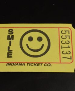 Indiana Ticket CO. 2,000 Yellow Smile Single Roll Tickets, Premium Quality Tickets, Tickets for Events, Carnivals, Door Prizes, Drinks and More(2,000, Yellow) 12 612ni5m8w5L