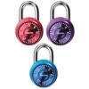 Master Lock Padlock, Mini Dial Combination Lock, 1-9/16 in. Wide, Color Assortment Pack, 1533TRI (Pack of 3) 3 count (Pack of 1) 14 612oQ ia9L