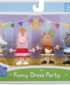 Alternative view of Peppa Pig Fancy Dress Party Figure 4-Pack Set - Includes Peppa, Emily Elephant, Pedro Pony & Danny Dog - Toy Gift for Kids - Ages 3+