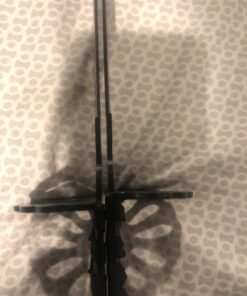 Alternative view of BladesUSA HK-6183 Twin Ninja Swords, Two-Piece Set, Black, 28-Inch Overall