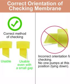 Replacement Valve and Membrane Compatible with Medela Breastpumps (Swing, Lactina, Pump in Style), 4X Valves/6x Membranes, Part #87089; Repaces Medela Valve and Medela Membrane 13 612rL8YYGbL