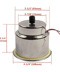 Blue LED Boat Cup Drink Holder,Stainless Steel Polished Cup Holder for Boat,12V,Water Proof for Marine Boat Rv Camper (4pcs) 11 612rfKBE4L