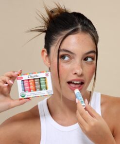 Alternative view of Cliganic USDA Organic Lip Balm Set - 6 Flavors - 100% Natural Moisturizer for Cracked & Dry Lips Variety 6 Count (Pack of 1)