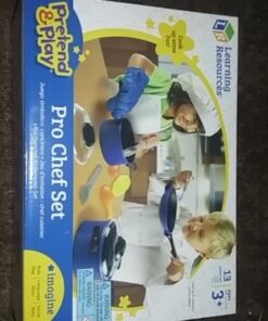 Learning Resources Pretend & Play Pro Chef Set, Kitchen Toys for Kids, Pretend Kitchen, Pots and Pans for Kids, 13 Pieces, Ages 3+ 23 612rtG4mXL 3