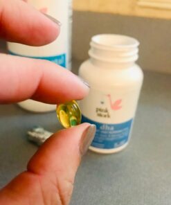 Pink Stork Prenatal DHA, Omega 3 Fish Oil Supplements with DHA and EPA, Pregnancy and Postpartum Essentials, Brain Support, Mood Health, Cognitive and Fetal Development - 60 Softgels 18 612sTJSQopL