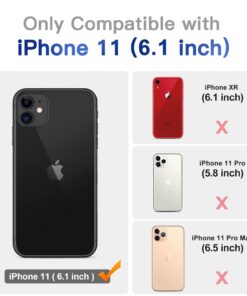 Alternative view of CANSHN 3 Pack Screen Protector for iPhone 11 [6.1 inch] + 3 Pack Tempered Glass Camera Lens Protector with Easy Installation Frame, Anti-Scratch, Case Friendly, 9H Hardness, HD Clear Film [6 Pack] iPhone 11 6.1 Inch