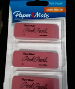 Paper Mate 70502 Pink Pearl Eraser, Medium, 3/Pack 5 612tV2yzL7L