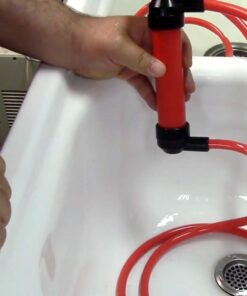 Katzco Liquid Transfer, Siphon Hand Pump - 2 Hoses, 50 x .5 Inches - for Gas, Oil, Air, Chemical Insecticides, and Other Fluids 17 612tVKTxML