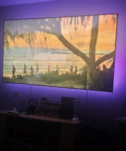 maylit ICRGB TV LED Backlight, 18ft Bluetooth LED Lights for TV 75-85in, USB Powered TV Lights Kit with Remote and App Control, Music Sync Color Change with TV Sound, Bias Lighting for HDTV Room Decor ICRGB (Bluetooth Control) 16.4FT for 75''-85'' TV 22 612ua1mdGgL