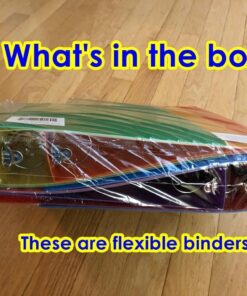 Filexec 3 Ring Binder, 1.5 Inch Capacity, Frosted, Letter Size (Pack of 6), Blueberry, Strawberry, Grape, Lemon, Lime, Tangerine (50160-6493) 18 612vwtJjyoL