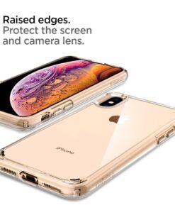 Spigen Ultra Hybrid Designed for iPhone Xs Case (2018) / Designed for iPhone X Case (2017) - Crystal Clear 41 612wF4n0VaL