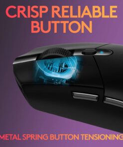 Logitech G305 LIGHTSPEED Wireless Gaming Mouse, Hero 12K Sensor, 12,000 DPI, Lightweight, 6 Programmable Buttons, 250h Battery Life, On-Board Memory, PC/Mac - Black 30 612xmb1X7OL