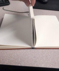 Grid Paper Notebook - Hardcover Classic Notebook with Pen Holder - Thick Premium Paper + Page Dividers Gifts 8.4 x 5.7 In 42 612zMFZF1VL