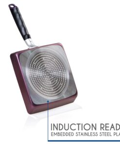 TECHEF - Tamagoyaki Japanese Omelette Pan / Egg Pan, Made in Korea (Purple) (Large) Large 34 613 shmqrbL