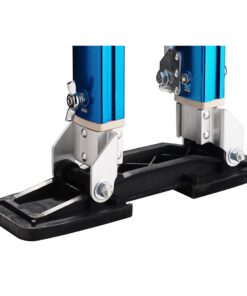 Alternative view of Drywall Stilts - 18 to 30-inch Lightweight Aluminum Stilts for Adults - For Putting Up Drywall, Wallpaper, Painting, or Electrical by Stalwart (Blue) Blue 18" - 30"