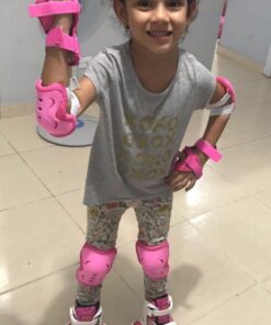 Fantasycart's kids Children Cycling Roller Skating Knee Elbow Wrist Protective Pads Pink 11 6130KBC8J8L