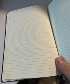 LEUCHTTURM1917 - Notebook Hardcover Medium A5-251 Numbered Pages for Writing and Journaling (Black, Ruled) Black 36 6130ueUiF4L