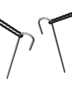 4 Pcs Heavy Duty Tent Pegs 12 inch Galvanized Strong Tent Stakes Sharp Tent Pegs Steel Stakes for Outdoor Camping Canopy Tarp Sand Ground Mountains Garden Wedding and Christmas Decorations 8 Silver 15 6131G6W63ZL