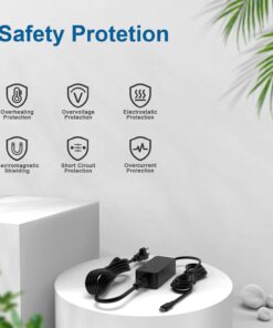 65W 45W Type USB C Charger Fit for Dell Latitude 7420 5420 5520 7410 7320 5320 5285 5290 7212 7275 7390 7389 7370 XPS 9370 9250 9305 9365 Chromebook 3100 3400 Laptop AC Power Adapter Supply Cord 13 6132BRhuUDL