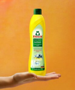 FROSCH Natural Lemon Scouring Cream Cleaner, 16.9 fL oz (pack of 2) 17 6132BhSXBnL