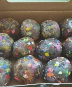 Fun Express Small Rock Bouncing Balls (1 Dozen) (1.5") Toys, Balls, Bouncing Balls, Party Favors 10 6134WySdBOL