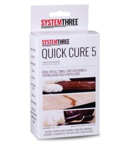 System Three Quick Cure 5 Epoxy Adhesive, 1/2 Pint Kit