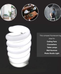Alternative view of LimoStudio [2 Pack] 85W 6500K CFL, Compact Fluorescent Light Bulb for Photography Studio, Day Light Balanced Pure White, LMS119 2 Count (Pack of 1)