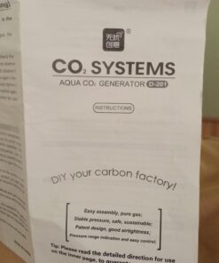 DIY CO2 Generator System Kit with Pressure Gauge Air Flow Adjustment Valve - Pressurized CO2 Kit for Aquarium Plants Tube Valve for Bottle - CO2 Regulator Aquarium for CO2 Diffuser - Grow System 54 6137ipqV6aL