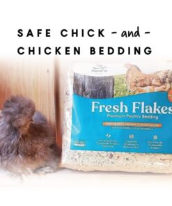 Manna Pro Fresh Flakes | Chicken Coop Bedding | Pine Shavings for Chicken Bedding | 4 Cubic Feet - 1 Count (Pack of 1) 17 613AAspovAL