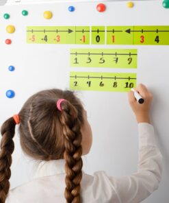 Alternative view of 37 Piece Magnetic Numbers for Whiteboard, Integer Number Line for Classroom Wall, Dry Erase Math Teacher Supplies (-40 to 120)