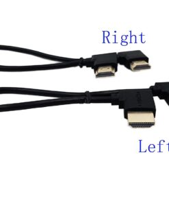 SinLoon Gold Plated High Speed 90 Angle Right HDMI Male to Left HDMI Male Adapter Cable Supports Ethernet, 3D and Audio Return (0.3M RR-LL) 12 613AgYZSCAL