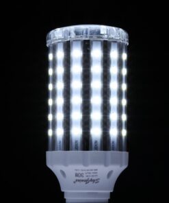 30W Daylight LED Corn Light Bulb for Indoor Outdoor Large Area - E26 Socket 3000Lm 6500K,for Home Street Lamp Post Lighting Garage Factory Warehouse High Bay Barn Porch Backyard Garden Super Bright 30W 24 613EXCsHNqL