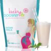 Baby Booster Tahitian Vanilla Prenatal Vitamin Supplement and Protein Shake, Caffeine Free, All Natural, Vegetarian DHA, High Protein, Methyl Folate, B Vitamins, Great for Morning Sickness, 1 lb 44 613F3I50UEL