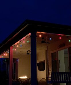 Novelty Lights 25 Pack S14 Outdoor Patio Edison Replacement Bulbs, E26 Medium Base, Multi, 11 Watt 25 Count (Pack of 1) 34 613FcsDSTyL