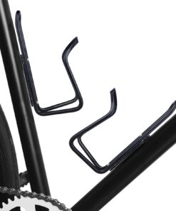 FiveBox Lightweight Aluminum Alloy Bicycle Water Bottle Cage Holder for Outdoor Activities black 1Pack 24 613FfugyEVL