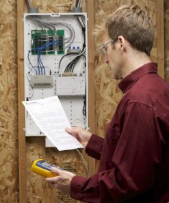 Fluke Networks CIQ-100 Copper Qualification Tester, Qualifies and Troubleshoots Category 5-6A Cabling for 10/100/Gig Ethernet, Coax and Voip, Blue CABLEIQ QUALIFICATION TESTER Tester Kit 17 613GEWo87JL