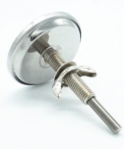 DOZYANT BBQ Charcoal Grill Smoker Temperature Gauge Pit Barbecue Thermometer Fahrenheit and Heat Indicator for Meat Cooking Port Lamb Beef, Stainless Steel Temp Gauge 2.38" 28 613JZ8gaIyL