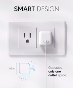 TALK WORKS USB Cable Compatible w/ iPhone 14/14 Plus/14 Pro/14 Pro Max, 13/Mini/Pro/Pro Max, 12/Mini/Pro/ProMax, Phone, AirPods, iPad - 5' Lightning Cable Wall Charger Adapter - MFI Certified (White) Cable + Charger White 22 613JlRUxtQL