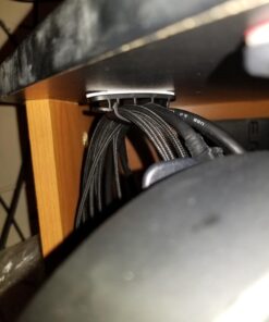 Elevation Lab The Anchor Pro - Extra Strong Under-Desk Headphone Stand Mount with Built-in Cord Management 53 613JpYQSNSL