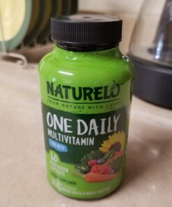 NATURELO One Daily Multivitamin for Men - with Vitamins & Minerals + Organic Whole Foods - Supplement to Boost Energy, General Health - Non-GMO - 60 Capsules - 2 Month Supply 60 Count (Pack of 1) 33 613KwIwebSL