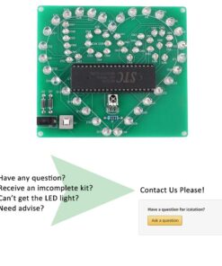 IS DIY Electronics Projects Soldering Practice, Heart Love LED Lights Kit, Remote Control RC Circuit Assemble DIY Soldering Kit No Case 38 613MqAMzfQL